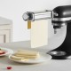 Koop Pastaroller voor mixer Roestvrijstalen pasta-opzetstuk voor keukenmixer Antiaanbaklaag 8 dikte-instellingen 0,3-2 mm Aangepaste breedte 14 mm voor Tagliatelle Ramen