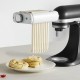 Koop Pastaroller 3-in-1 pasta-accessoire voor keukenmachine met blader en 2 roestvrijstalen snijrollen 8 dikte-instellingen 0,3-2 mm voor spaghetti-omeletten