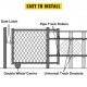 Buy Galvanized Stainless Steel Sliding Door Kit Disinfectant Rolling Door Kit 18 x 31.5 x 30cm Door Hardware Kit