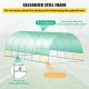 Buy Tunnel Greenhouse 6.1 x 3 x 2.1 m Tunnel Garden Greenhouse with 12 Windows and 2 Doors Steel Frame Greenhouse Garden Shed Green Orchard for Growing Plants Flowers Vegetables