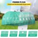 Buy Tunnel Greenhouse 6.1 x 3 x 2.1 m Tunnel Garden Greenhouse with 12 Windows and 2 Doors Steel Frame Greenhouse Garden Shed Green Orchard for Growing Plants Flowers Vegetables