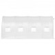 Buy Tunnel Greenhouse 4.6 x 2.1 x 2.1 m Tunnel Garden Greenhouse with 8 Mesh Windows Steel Frame Greenhouse Garden Shed White Orchard for Growing Plants Flowers Vegetables