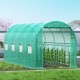 Buy Tunnel Greenhouse 4.6 x 2.1 x 2.1 m Tunnel Garden Greenhouse with 8 Mesh Windows Steel Frame Greenhouse Garden Shed Green Orchard for Growing Plants Flowers Vegetables