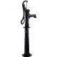 Buy Cast Iron Hand Pump with Stand 135cm Antique Hand Water Pump, Max Pump Depth 6m, Decorative Outdoor Garden Hand Pump with Ergonomic Handle, Black