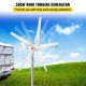 Buy Wind Turbine Wind Generator Wind Generator 12 V 500W Horizontal Wind Turbine 5 Blades Nominal Speed 13m/s Wind Turbine