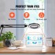 Buy 5X 64 LED Magnifying Lamp in 5 Colors and 5 Adjustable Brightness Reading Magnifier with Illumination and Clamp 11 cm Glass Lens for Precision Work Repair Sewing Watch Craft