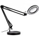 Buy 5X 64 LED Magnifying Lamp in 5 Colors and 5 Adjustable Brightness Reading Magnifier with Illumination and Clamp Base 11 cm Glass Lens for Precision Work Repair Sewing Crafts