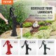 Buy Cast Iron Hand Pump 40 x 15 x 68 cm Antique Manual Water Pump, Maximum Pump Depth 6 m, Decorative Hand Pump for Outdoor Garden with Ergonomic Handle, Black