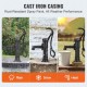 Buy Cast Iron Hand Pump 40 x 15 x 68 cm Antique Manual Water Pump, Maximum Pump Depth 6 m, Decorative Hand Pump for Outdoor Garden with Ergonomic Handle, Black