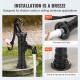 Buy Cast Iron Hand Pump 40 x 15 x 68 cm Antique Manual Water Pump, Maximum Pump Depth 6 m, Decorative Hand Pump for Outdoor Garden with Ergonomic Handle, Black