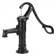 Buy Cast Iron Hand Pump 40 x 15 x 68 cm Antique Manual Water Pump, Maximum Pump Depth 6 m, Decorative Hand Pump for Outdoor Garden with Ergonomic Handle, Black