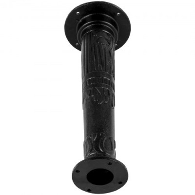 Soporte de Bomba Manual de Hierro Fundido 23,7 x 23,7 x 66 cm Soporte para Bomba de Agua de Mano 15,5 kg Estructura Estable Soporte de Bomba de Mano para Jardín con Pintura en Aerosol, Negro