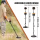 Buy Metal Detector for Adults and Kids 10 Inch Professional Metal Detector Adjustable Waterproof IP68 Coil LCD Display 7 Modes Advanced DSP Chip Lightweight for Gold Coin Search