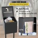 Buy Free Standing Suggestion Box 35.5x25.5x108 cm Metal Mailbox with Digital Code Lock Free Standing Mailbox with Stand and Swivel Casters Durable Construction for Home Office School, Black