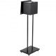 Buy Free Standing Suggestion Box 35.5x25.5x108 cm Metal Mailbox with Digital Code Lock Free Standing Mailbox with Stand and Swivel Casters Durable Construction for Home Office School, Black