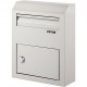 Buy Suggestion Box 38x30.5x11cm Galvanized Steel Mailbox with Lock, 28kg Weight Capacity, Wall Mounted Mailbox with 2 Keys and 4 Expansion Tubes, Durable Construction for Home, Office