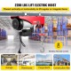 Buy Electric Hoist 220V/1800W Load Capacity 495KG/990KG Electric Winch with Wireless Remote 12m/min, 6m/min Lifting Tool for Home Shop Workshop