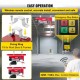 Buy Electric Hoist 220V/480W Load Capacity 99KG/198KG Electric Winch with Wireless Remote 12m/min, 6m/min Lifting Tool for Home Shop Workshop