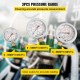 Buy Hydraulic Gauge Test Kit for Excavation Machinery 8,700 PSI, Pressure Gauge Set with Aluminum Case, Pressure Tester with 1.6m Quality Test Hose