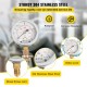 Buy Hydraulic Gauge Test Kit for Excavation Machinery 8,700 PSI, Pressure Gauge Set with Aluminum Case, Pressure Tester with 1.6m Quality Test Hose