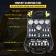 Buy Hydraulic Pressure Test Kit 5 Gauge Machinery Coupling Kit 600 bar Hydraulic Pressure Gauge Kit Couplings and Tee Connectors, Long Test Hose for Construction