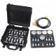 Buy Hydraulic Pressure Test Kit 5 Gauge Machinery Coupling Kit 600 bar Hydraulic Pressure Gauge Kit Couplings and Tee Connectors, Long Test Hose for Construction