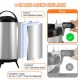 Buy Insulated Beverage Dispenser Non-Electric Hot and Cold Water Dispenser 9.2L Stainless Steel Food Storage Insulated Container 4-6H with Faucet Portable for Camping