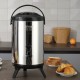 Buy Insulated Beverage Dispenser Non-Electric Hot and Cold Water Dispenser 9.2L Stainless Steel Food Storage Insulated Container 4-6H with Faucet Portable for Camping