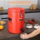 Comprar Dispensador de Bebidas Aislado Dispensador de Agua Fría y Caliente No Eléctrico 17,2 L Almacenamiento de Alimentos de Acero Inoxidable Contenedor Aislado 10 H con Grifo Portátil para Camping