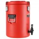 Buy Insulated Beverage Dispenser Non-Electric Hot and Cold Water Dispenser 17.2L Stainless Steel Food Storage Insulated Container 10H with Faucet Portable for Camping