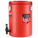 Buy Insulated Beverage Dispenser Non-Electric Hot and Cold Water Dispenser 17.2L Stainless Steel Food Storage Insulated Container 10H with Faucet Portable for Camping