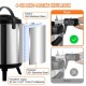 Buy Insulated Beverage Dispenser Non-Electric Hot and Cold Water Dispenser 6L Stainless Steel Food Storage Insulated Container 4-6H with Faucet Portable for Camping