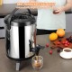 Buy Insulated Beverage Dispenser Non-Electric Hot and Cold Water Dispenser 6L Stainless Steel Food Storage Insulated Container 4-6H with Faucet Portable for Camping