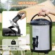 Buy Insulated Beverage Dispenser Non-Electric Hot and Cold Water Dispenser 6L Stainless Steel Food Storage Insulated Container 4-6H with Faucet Portable for Camping