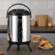 Buy Insulated Beverage Dispenser Non-Electric Hot and Cold Water Dispenser 6L Stainless Steel Food Storage Insulated Container 4-6H with Faucet Portable for Camping