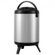 Buy Insulated Beverage Dispenser Non-Electric Hot and Cold Water Dispenser 6L Stainless Steel Food Storage Insulated Container 4-6H with Faucet Portable for Camping