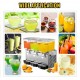 Buy 36L Beverage Dispenser Machine, Cold Drink Machine with 12L*3 Tanks, 270W Juice Dispenser Machine, Stainless Steel Cold Drink Machine Temperature 5-12℃