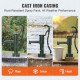 Buy Cast Iron Hand Pump 40 x 15 x 65 cm Antique Manual Water Pump, Maximum Pump Depth 6 m, Decorative Hand Pump for Outdoor Garden with Ergonomic Handle, Green