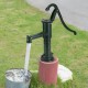 Kaufen Sie Gusseisen-Handpumpe, 40 x 15 x 65 cm, antike manuelle Wasserpumpe, maximale Pumpentiefe 6 m, dekorative Outdoor-Garten-Handpumpe mit ergonomischem Griff, grün