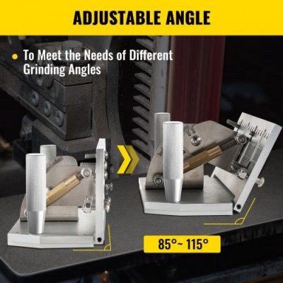 VEVOR-cuchillo para amoladora de correa, plantilla para hacer cuchillos, guía de molienda en ángulo, 7-3/4'', Regular