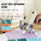 Buy Electric Fabric Cutter 250W Electric Rotary Sewing Scissors Cutting Thickness 27mm Electric Cutter with 100mm Octagonal Blade 1 Spare Blade Sharpening Stone for Cutting Textiles