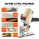 Buy Electric Fabric Cutter 250W Electric Rotary Sewing Scissors Cutting Thickness 27mm Electric Cutter with 100mm Octagonal Blade 1 Spare Blade Sharpening Stone for Cutting Textiles