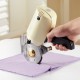 Buy Electric Fabric Cutter 250W Electric Rotary Sewing Scissors Cutting Thickness 27mm Electric Cutter with 100mm Octagonal Blade 1 Spare Blade Sharpening Stone for Cutting Textiles