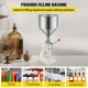 Buy Pneumatic Liquid Paste Filling Machine 5-110ml Stainless Steel Pneumatic Liquid Filling Machine 11.5L Hopper Capacity for Creams Cosmetics Shampoo