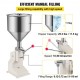 Buy Pneumatic Liquid Paste Filling Machine 5-110ml Stainless Steel Pneumatic Liquid Filling Machine 11.5L Hopper Capacity for Creams Cosmetics Shampoo