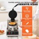 Comprar Máquina elétrica de waffle 1300W com revestimento antiaderente 190,5x190,5mm Croque-monsieur Maker 50-300°C Aquecedor dupla face para festa