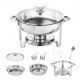 Buy Cooking Dish Set, 2 Pack, 4 Quart Stainless Steel Casserole Dish, with 2 Full Size Server Pans