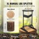 Cortador de Leña Manual Acero Partidor de Leña de Metal Ancho de Hoja 5,5cm Cortador de Tronco 27,9x27,9x43,2 cm Partidor para Encender Leña Divisor de Madera para Chimenea Fogata Jardín Camping