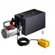 Buy DC 12V 14L Hydraulic Pump Double Acting Hydraulic Unit Oil Flow 3.44L/min Max Discharge Pressure 22MPa for Dump Truck, Tail Lift, Trailer, Lifting and Unloading