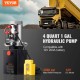 Buy DC 12V 4L Hydraulic Pump Single Acting Hydraulic Unit Oil Flow 3.44L/min Max Discharge Pressure 22MPa for Dump Truck, Tail Lift, Trailer, Lifting and Dumping